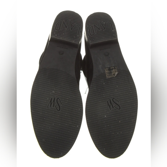 Stuart Weitzman Lowland Over the Knee OTK boots black suede size 7 EUC - Picture 8 of 9